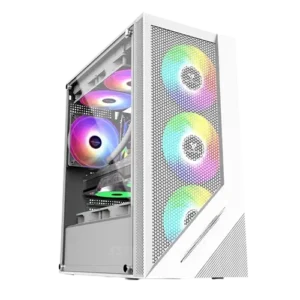 V-SHENG AIR COLD WHITE MID-TOWER CASING - SSTECH COMPUTERS